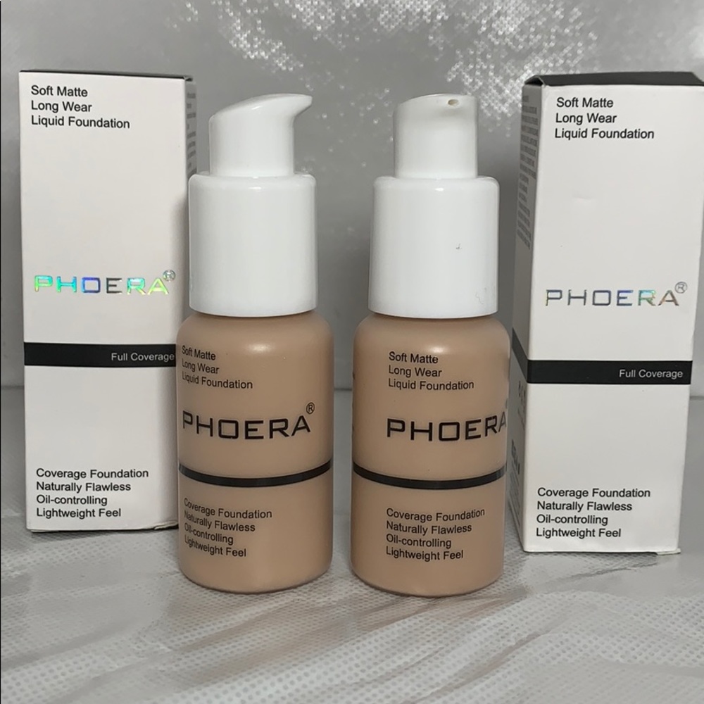 2 Phoera Foundations- Amazing Coverage!